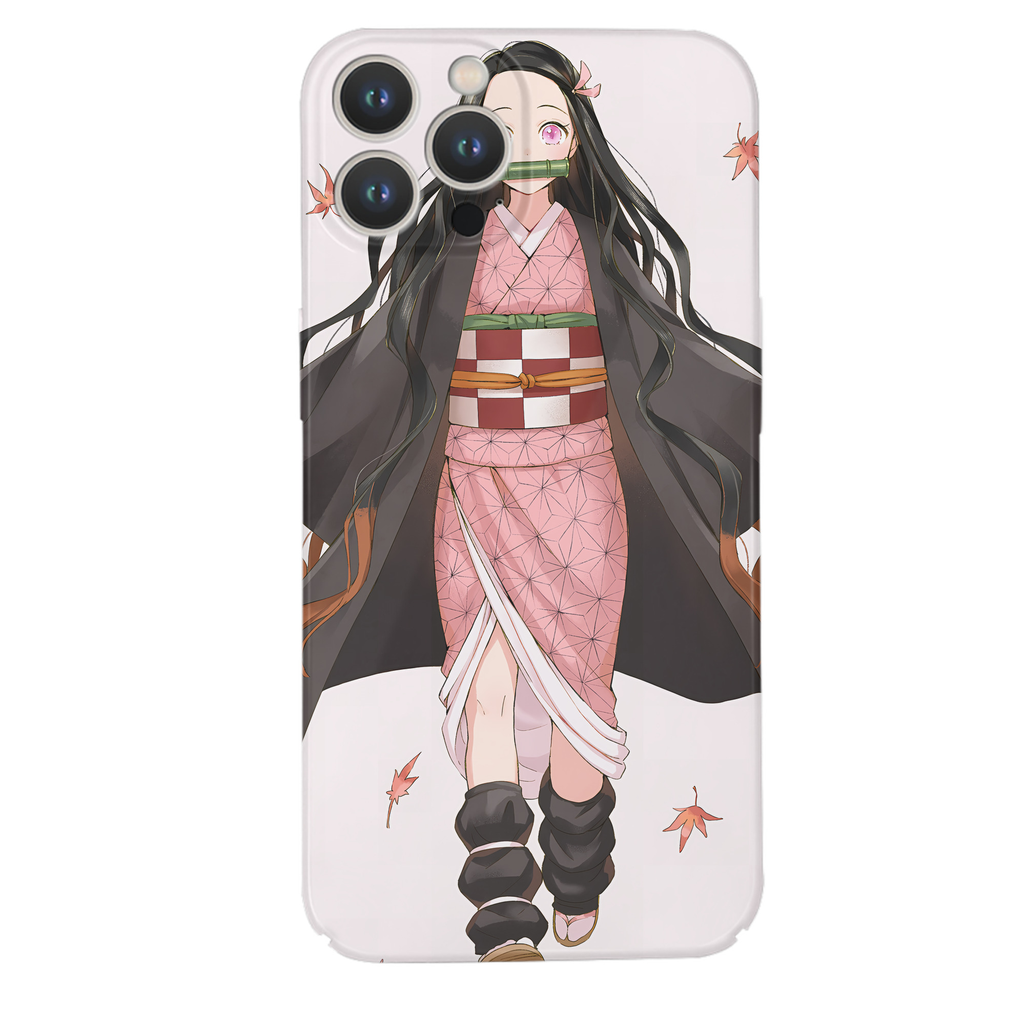 （画像用） 鬼滅の刃（きめつのやいば）竈門 禰󠄀豆子／かまど ねずこ Kamado Nezuko 【iPhone 14シリーズ対応】ハードケース